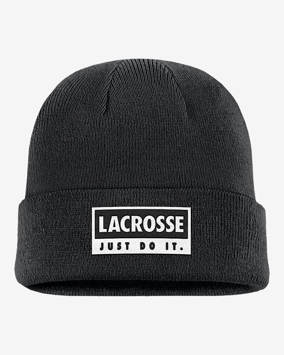 Nike Swoosh Peak Lacrosse Beanie - Black