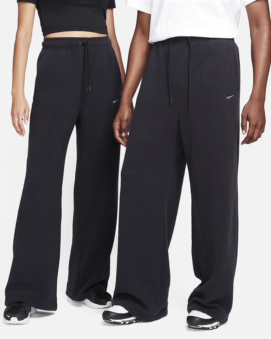 Nike Sportswear Plush Women's Pants - Black/Dark Smoke Grey