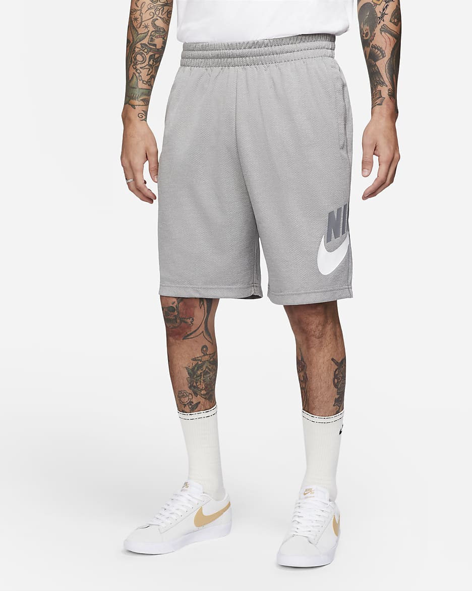 Nike SB Dri-FIT Sunday Men's Skate Shorts - Dark Grey Heather/White