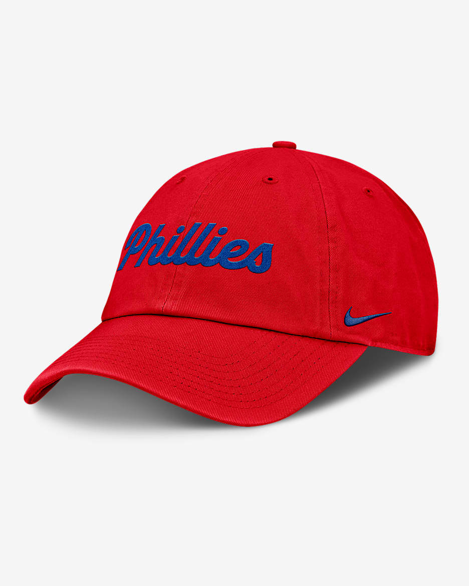 Gorra Nike de la MLB ajustable para hombre Philadelphia Phillies Club - Rojo deportivo