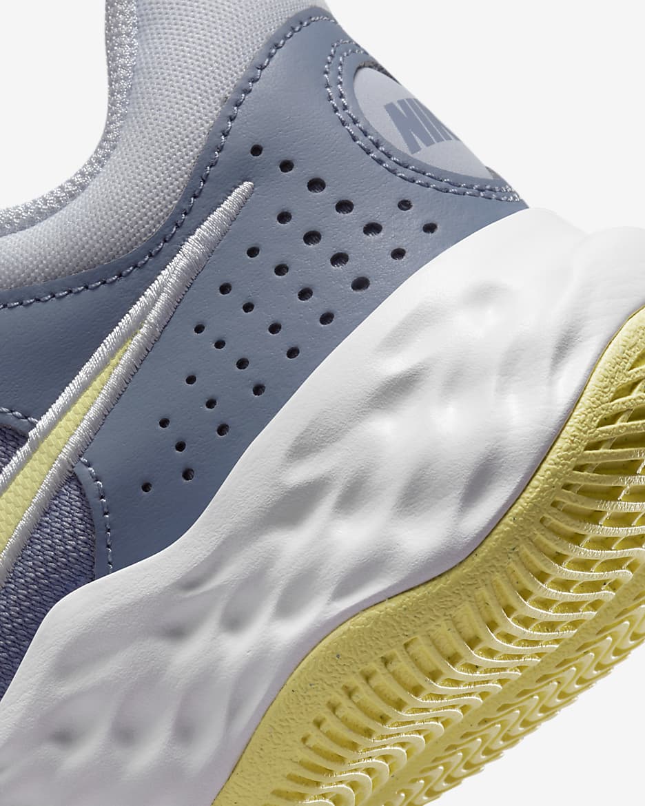 Nike Fly.By Mid 3 Basketball Shoes - Ashen Slate/Football Grey/White/Citron Tint