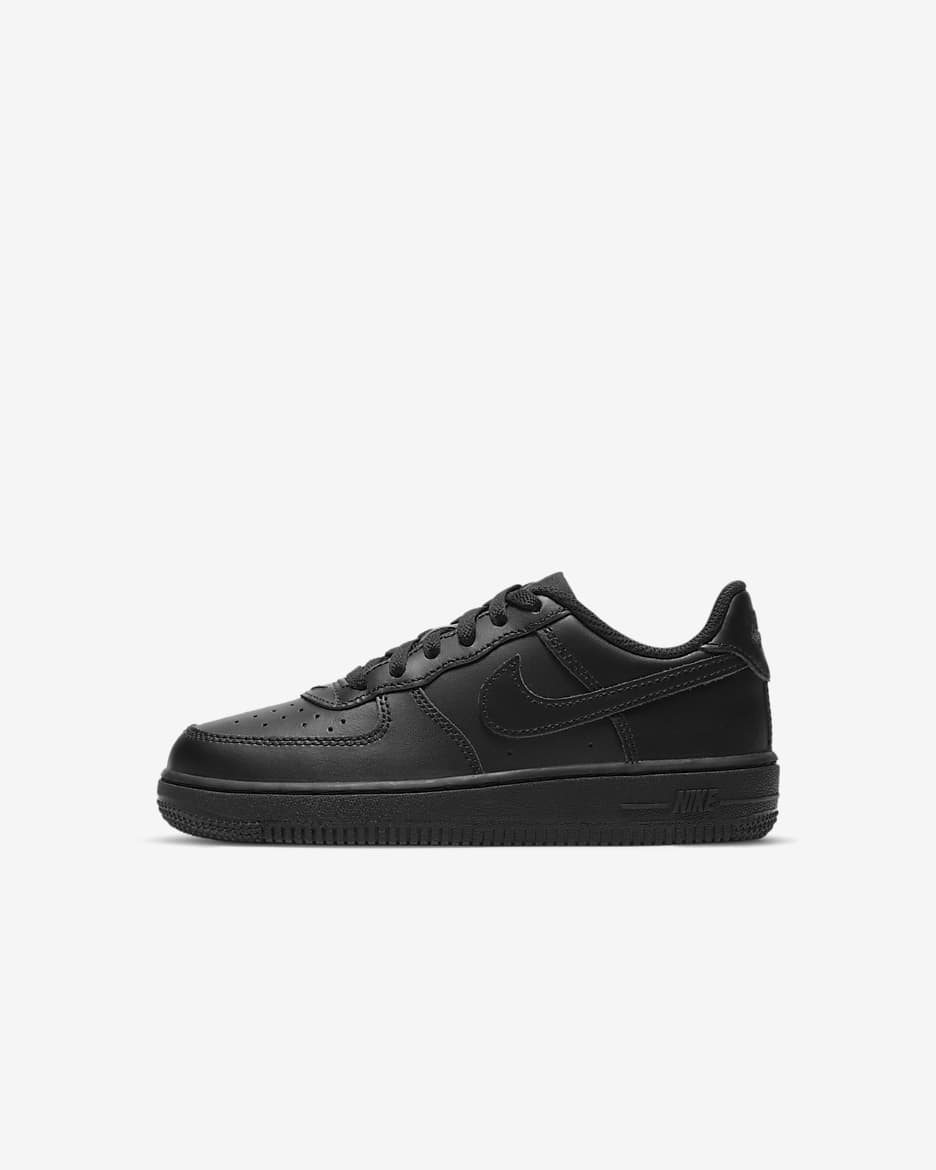 Tenis para niños de preescolar Nike Air Force 1 LE - Negro/Negro