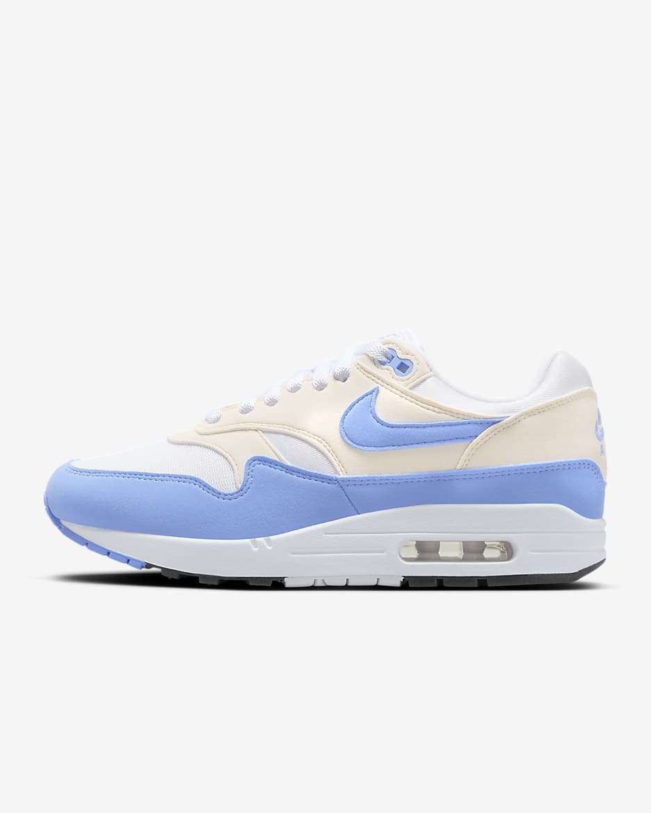 Nike Air Max 1 Women's Shoes - White/Phantom/Black/Royal Pulse