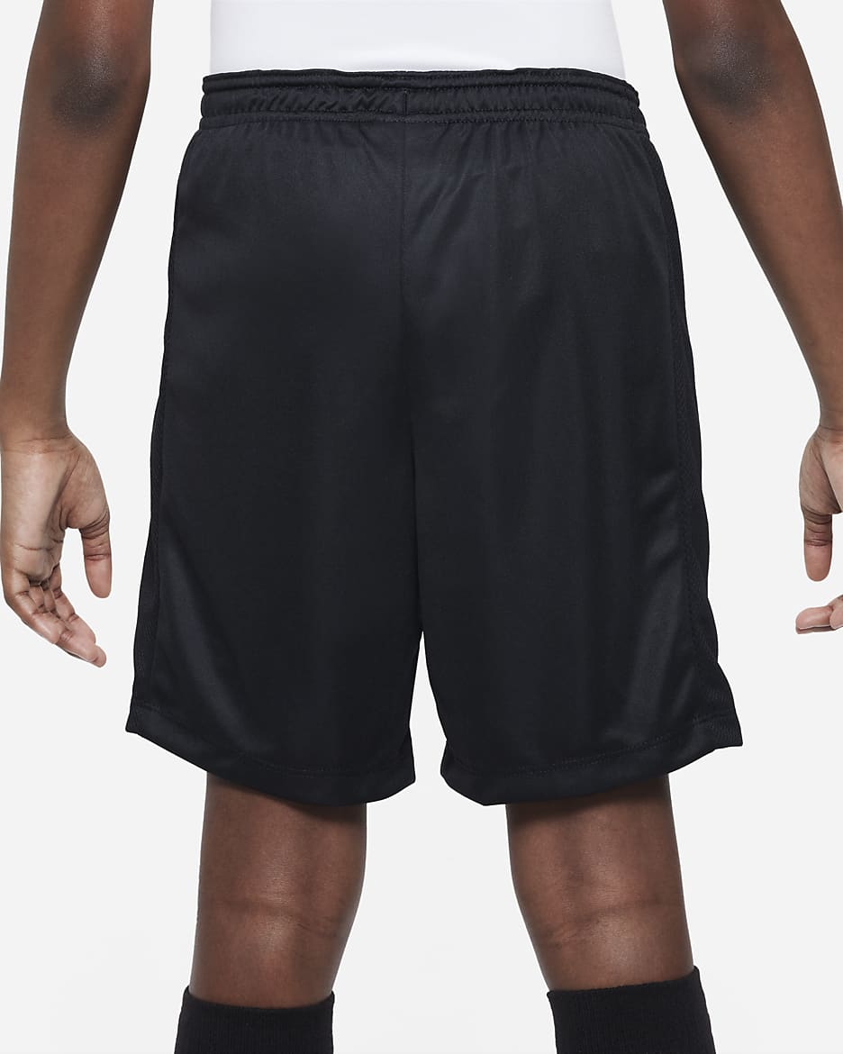 Nike Dri-FIT Academy23 fotballshorts til barn - Svart/Svart/Svart