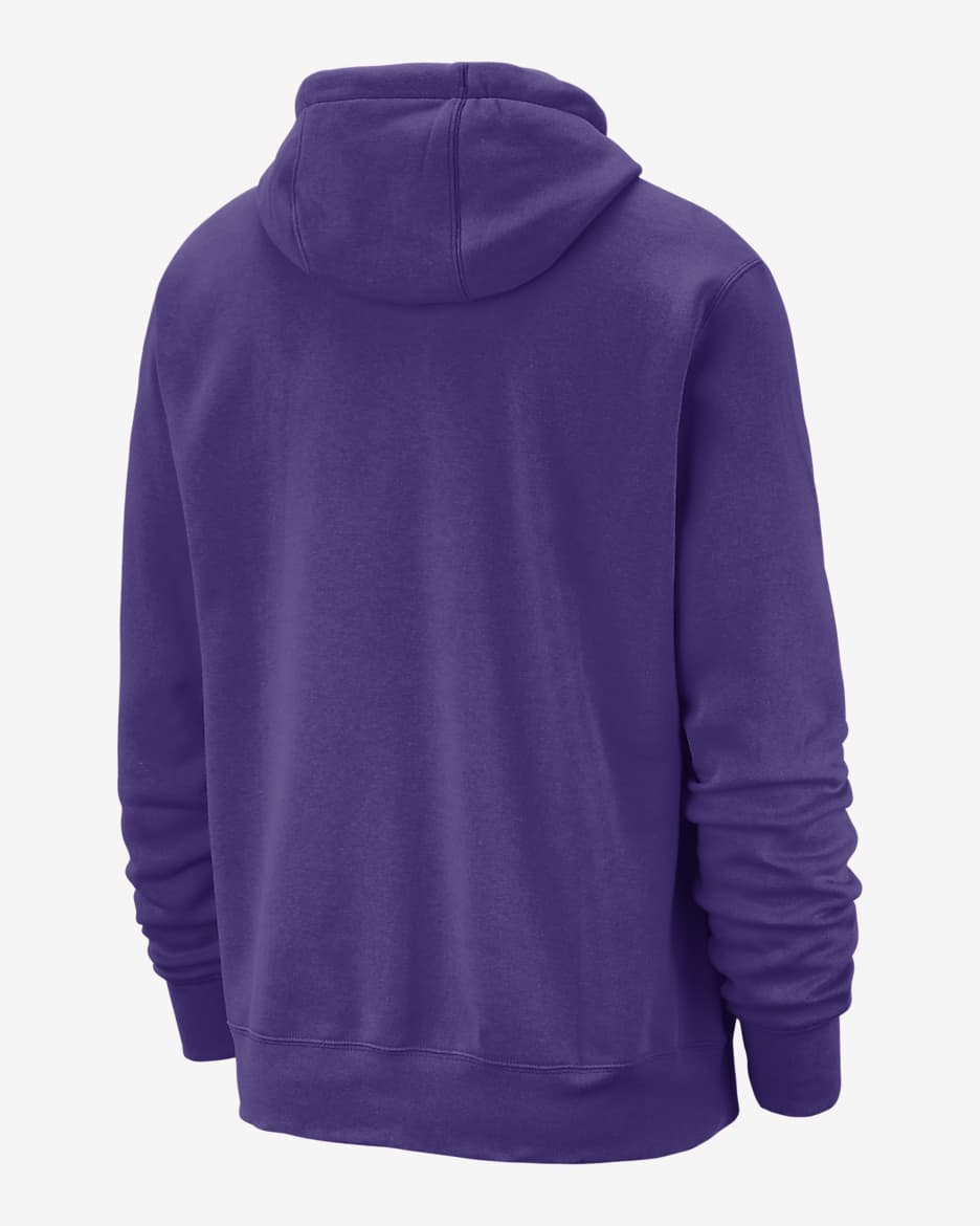 Los Angeles Lakers Club Men's Nike NBA Pullover Hoodie - Field Purple