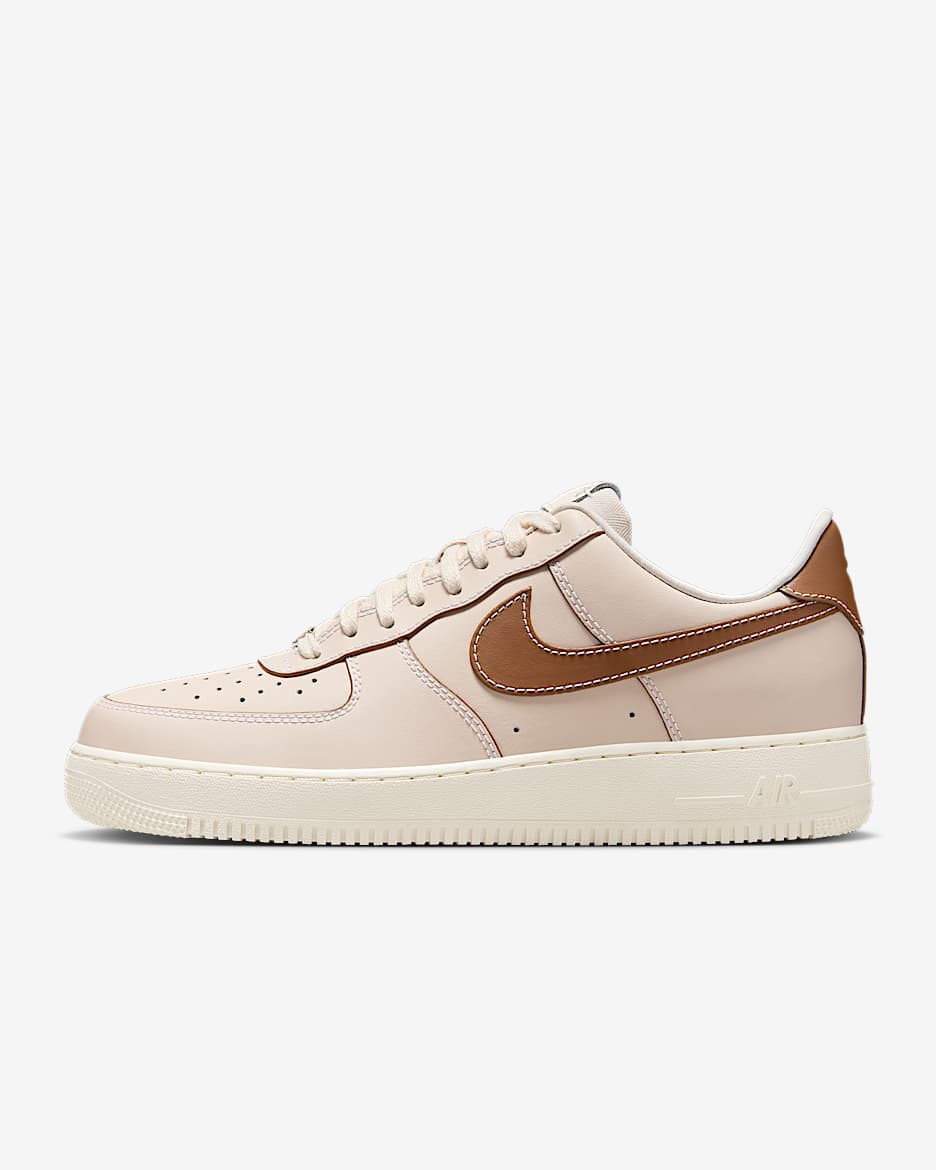 Nike Air Force 1 '07 Men's Shoes - Pearl White/Pale Ivory/Sail/Light British Tan
