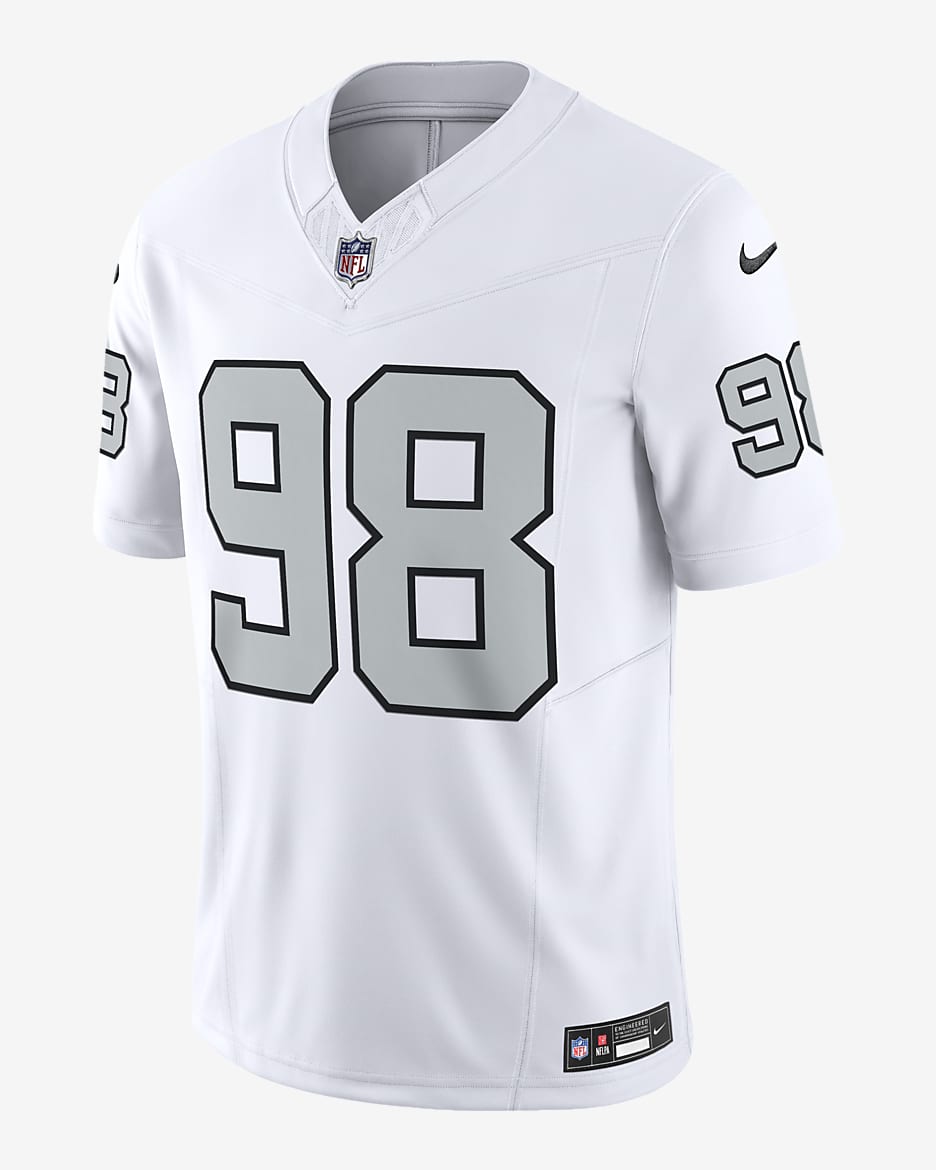 Maxx Crosby Las Vegas Raiders Men's Nike Dri-FIT NFL Limited Football Jersey - White