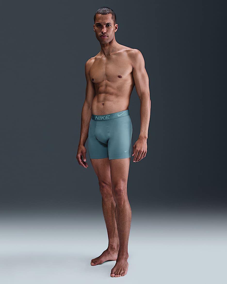 Nike Elite Micro Men's Dri-FIT ADV Boxer Briefs - Cadet Blue