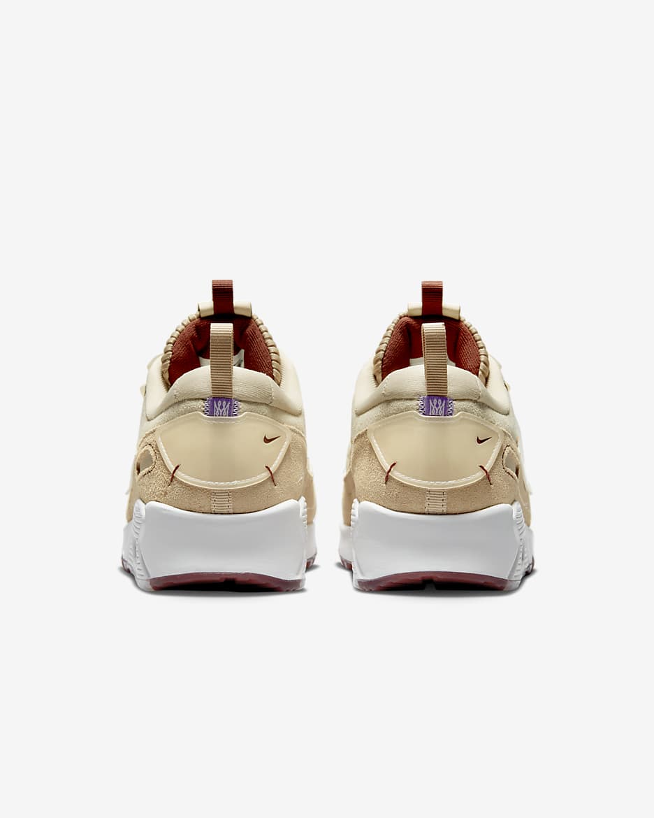 Nike Air Max 90 Futura x Serena Williams Design Crew Shoes - Hemp/Sand Drift/Summit White/White