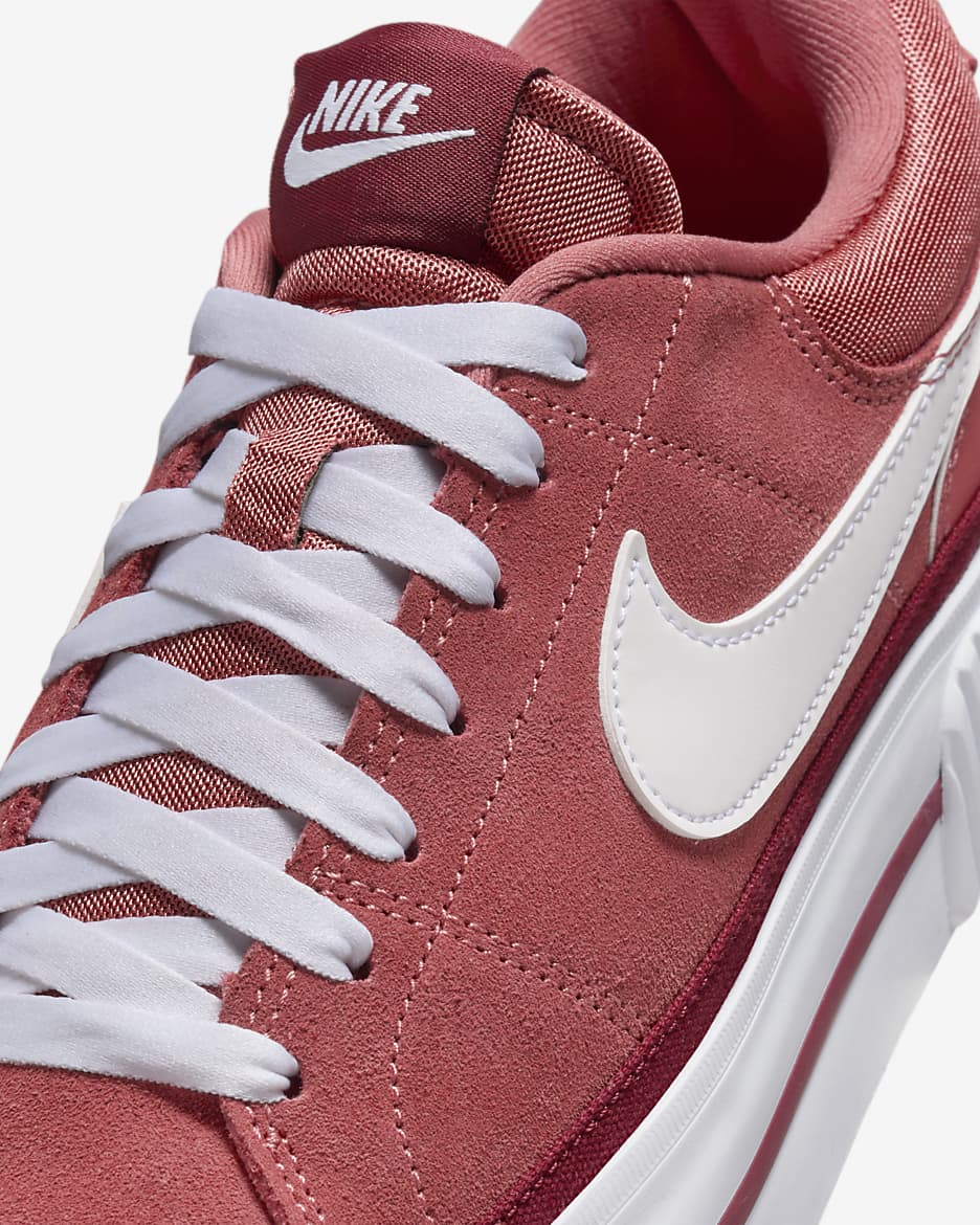 Nike Court Legacy Lift Women's Shoes - Adobe/Team Red/Dragon Red/White