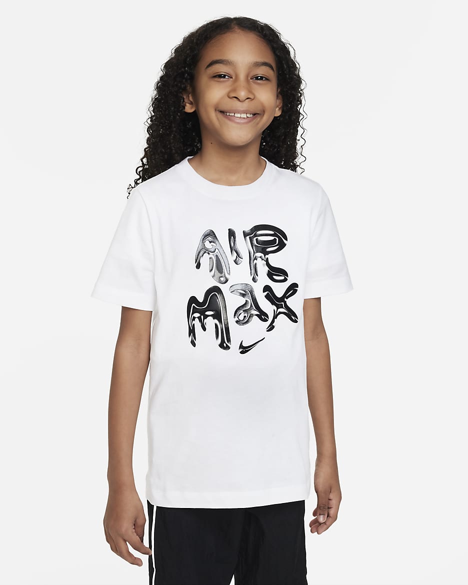 Nike Sportswear Older Kids' Air Max T-Shirt - White