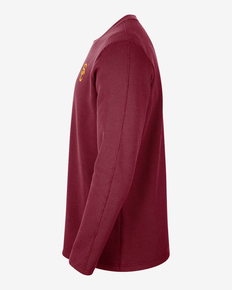 USC Men's Nike College Long-Sleeve Top - Team Crimson/Team Crimson/University Gold