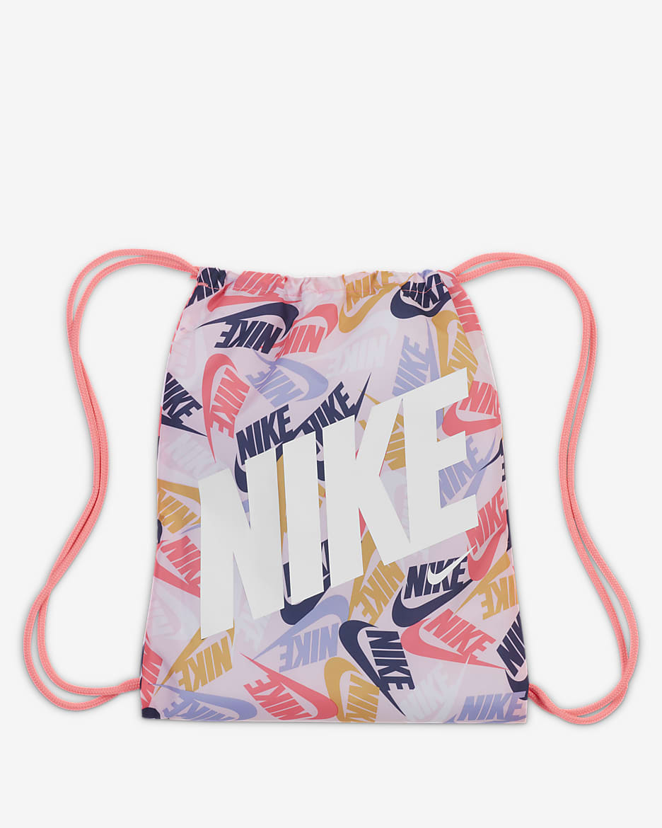 Nike Kids' Printed Gym Sack - Sunset Pulse/Sunset Pulse/White