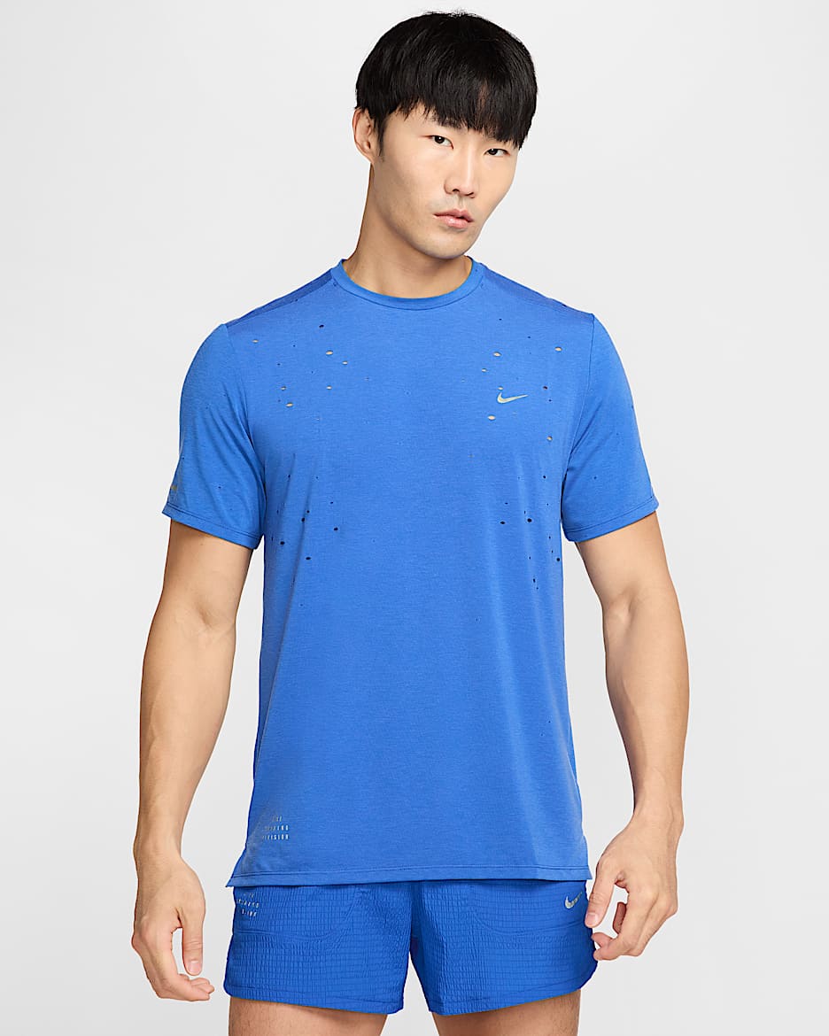 Nike Running Division Men's Dri-FIT ADV Short-Sleeve Running Top - Game Royal/Thunder Blue