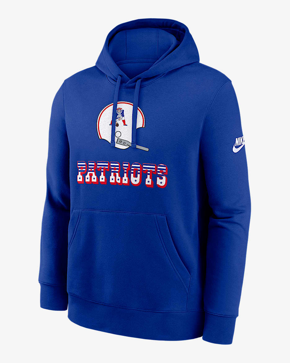 New England Patriots Best Season Rewind Club Men's Nike NFL Pullover Hoodie - Royal