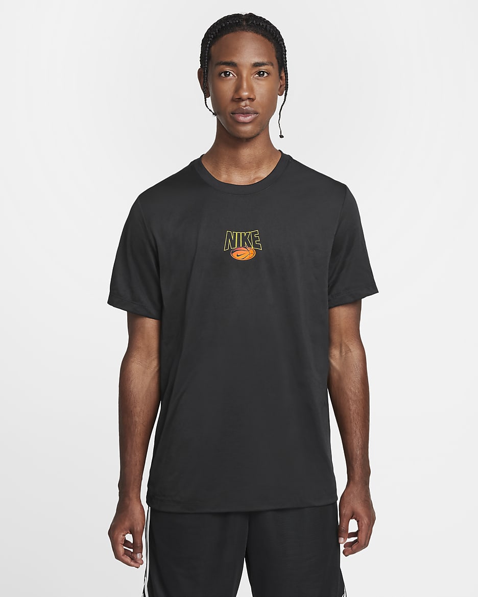 Nike Men's Dri-FIT Basketball T-Shirt - Black