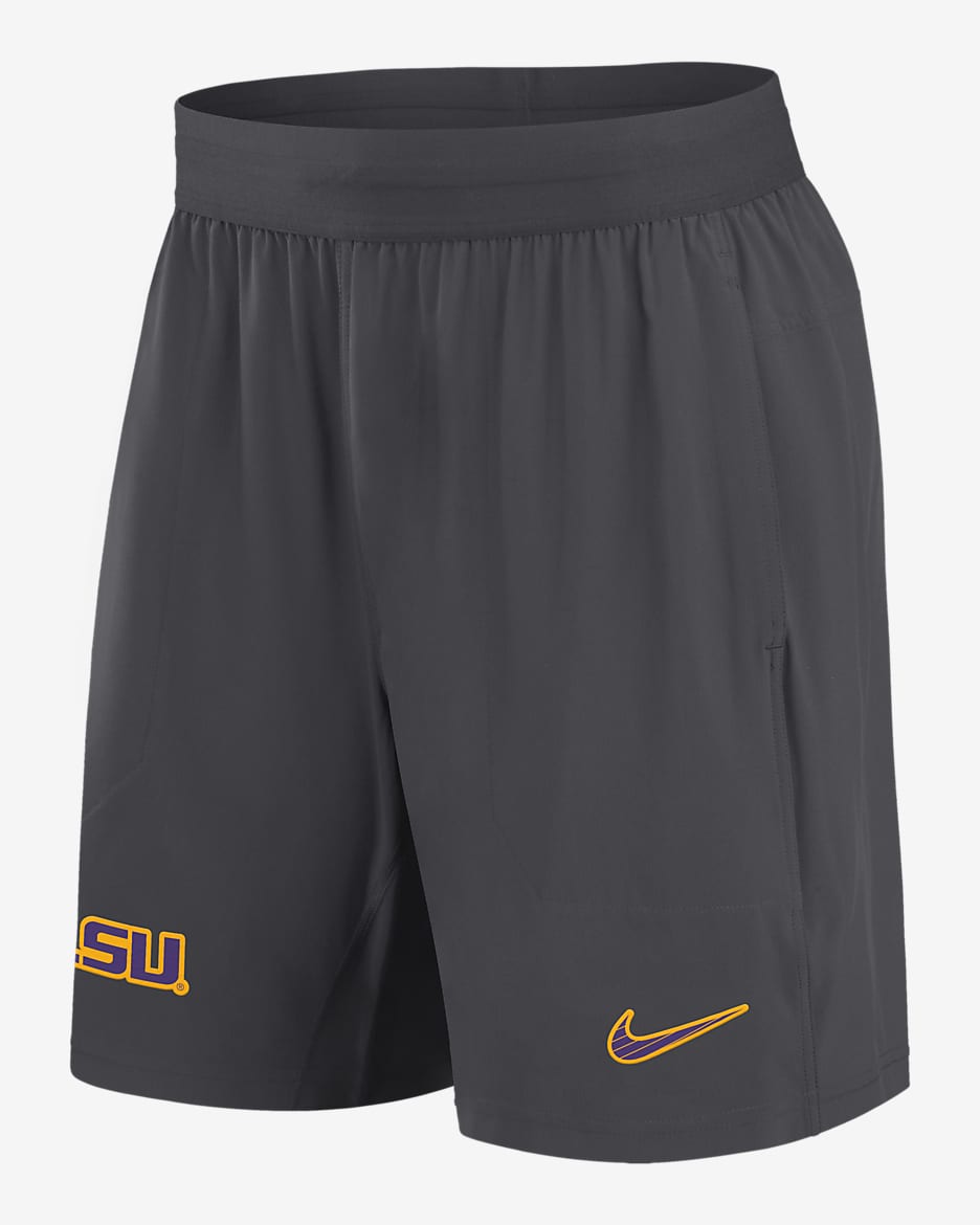LSU Tigers Sideline Men's Nike Dri-FIT College Shorts - Anthracite