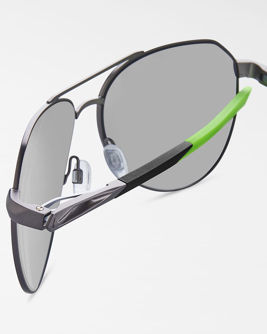 Lentes de sol Nike Club Nine - Gris plomo/Verde strike