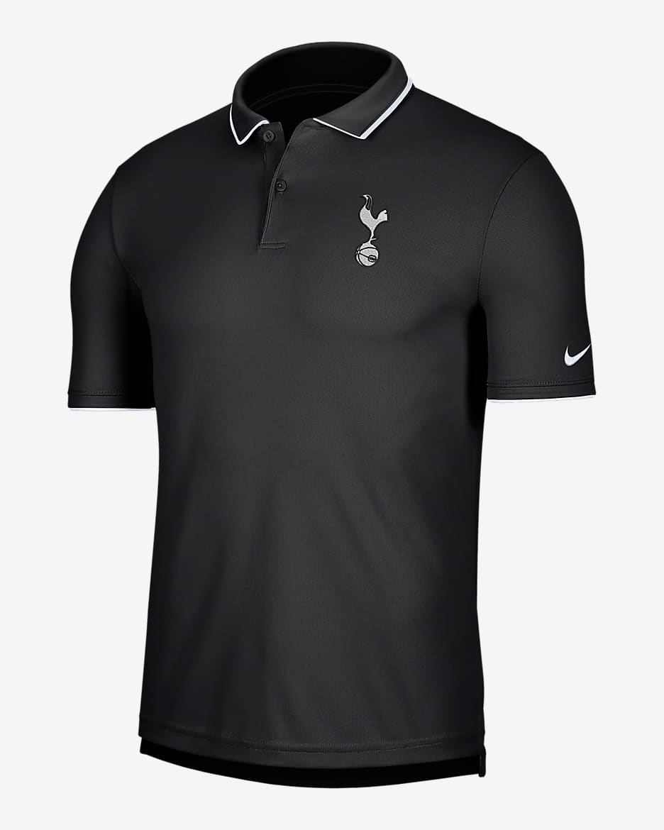 Tottenham Men's Soccer Polo - Black