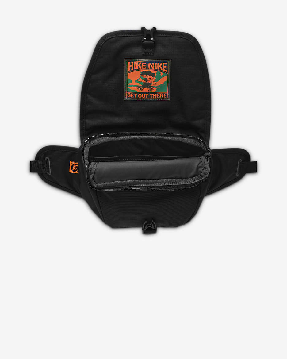 Nike Hike Hip Pack (4L) - Black/Anthracite/Total Orange