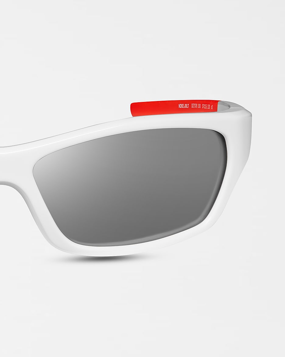 Lentes de sol para niños Nike Jolt - Blanco