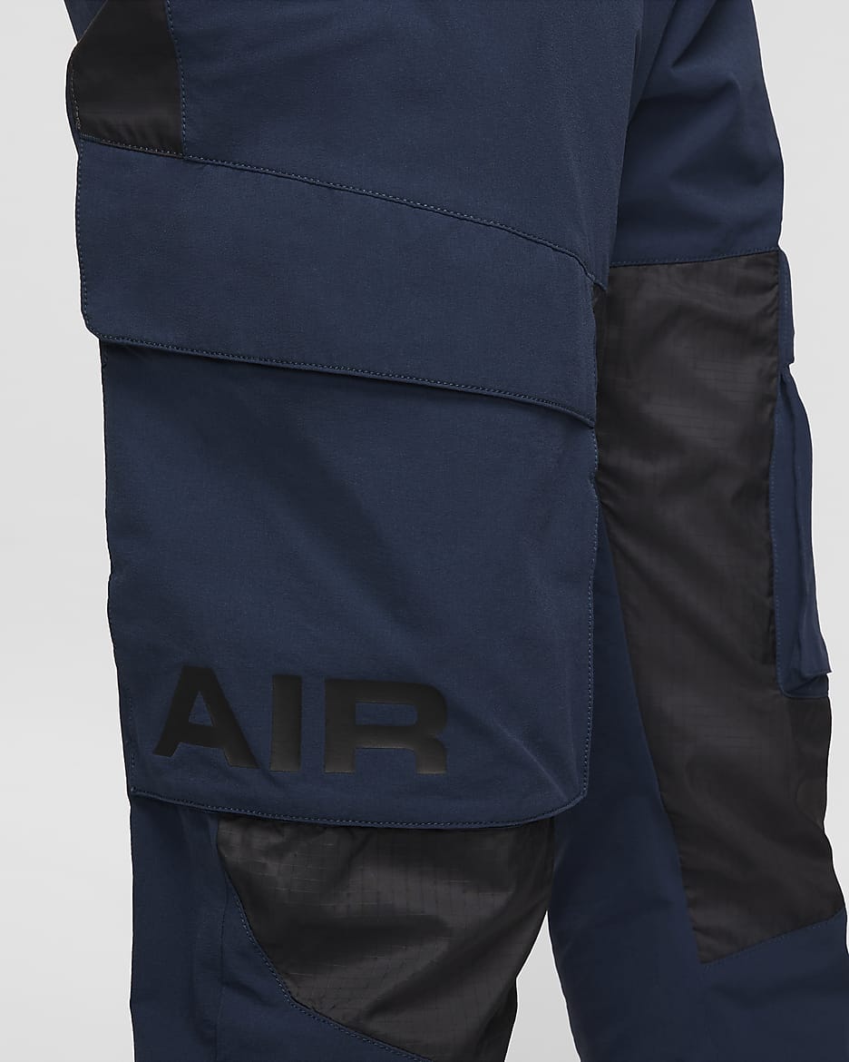 Nike Sportswear Air Max Men's Woven Cargo Trousers - Armoury Navy/Dark Smoke Grey/Black