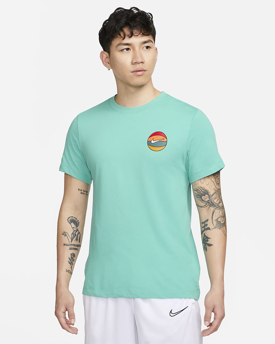 Nike Dri-FIT 男款籃球 T 恤 - Washed Teal