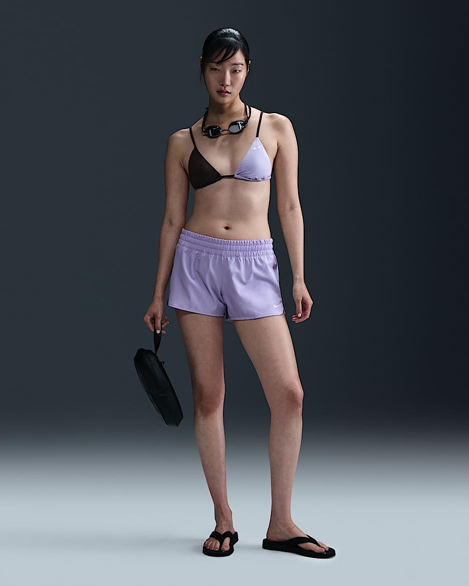 Nike Swim Women's Cover-Up Shorts - Hydrangeas
