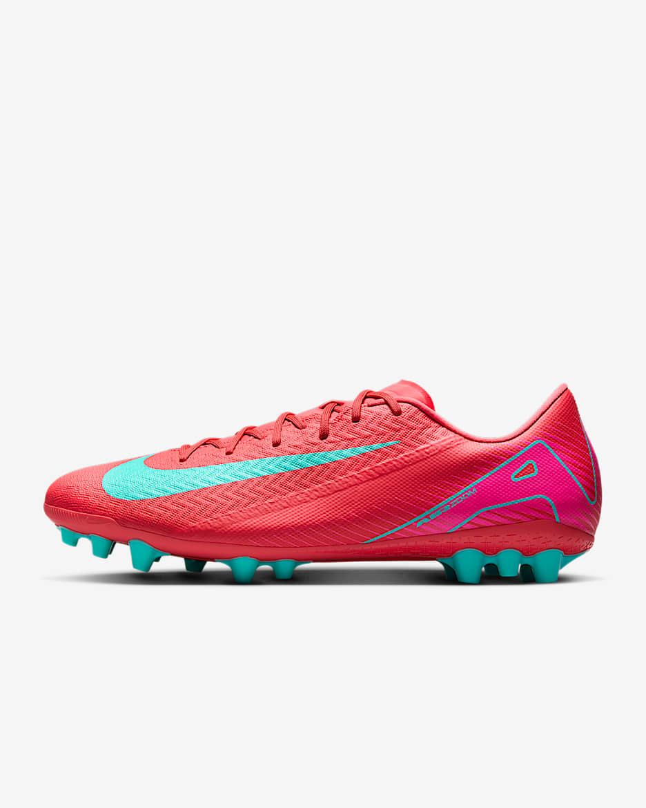 Nike Mercurial Vapor 16 Academy AG Low-Top Football Boot - Ember Glow/Aurora Green