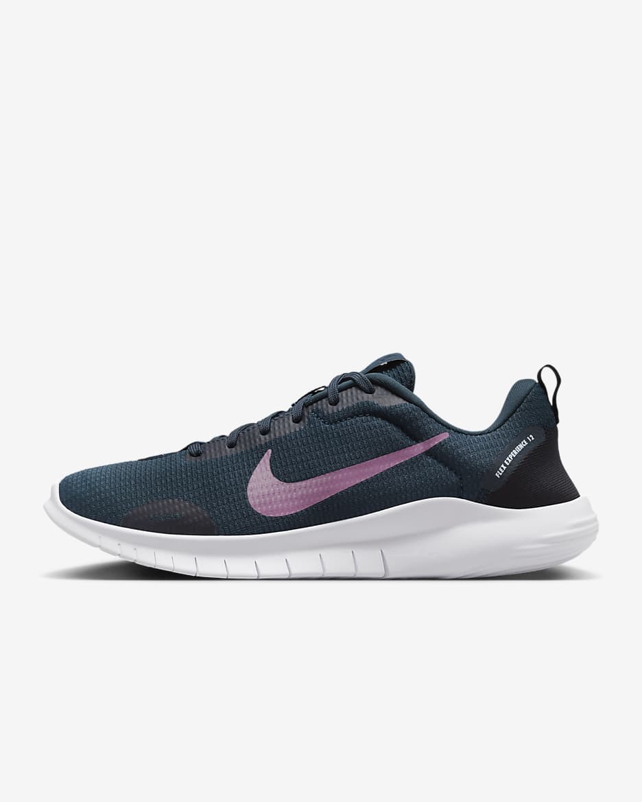 Nike Flex Experience Run 12 Women's Road Running Shoes - Armoury Navy/Black/Football Grey/Plum Dust