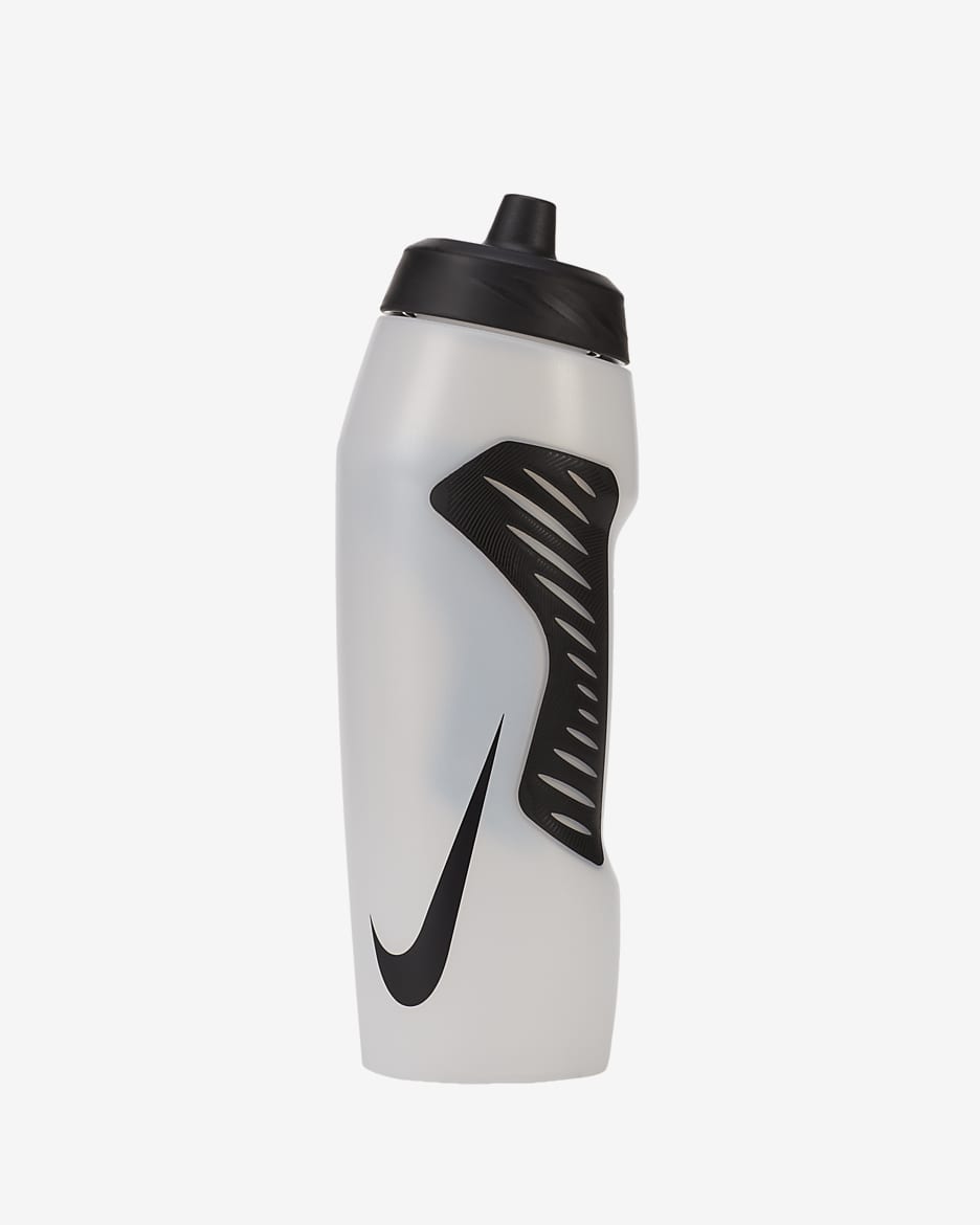 Nike 24oz HyperFuel Water Bottle - Clear/Black/Black/Black