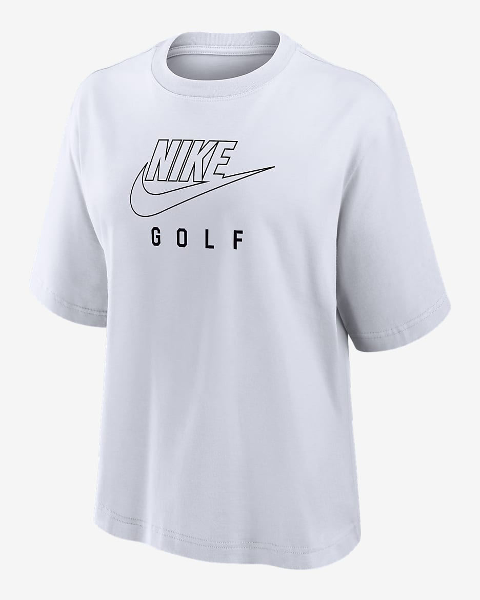 Nike Swoosh Women's Golf Boxy T-Shirt - White