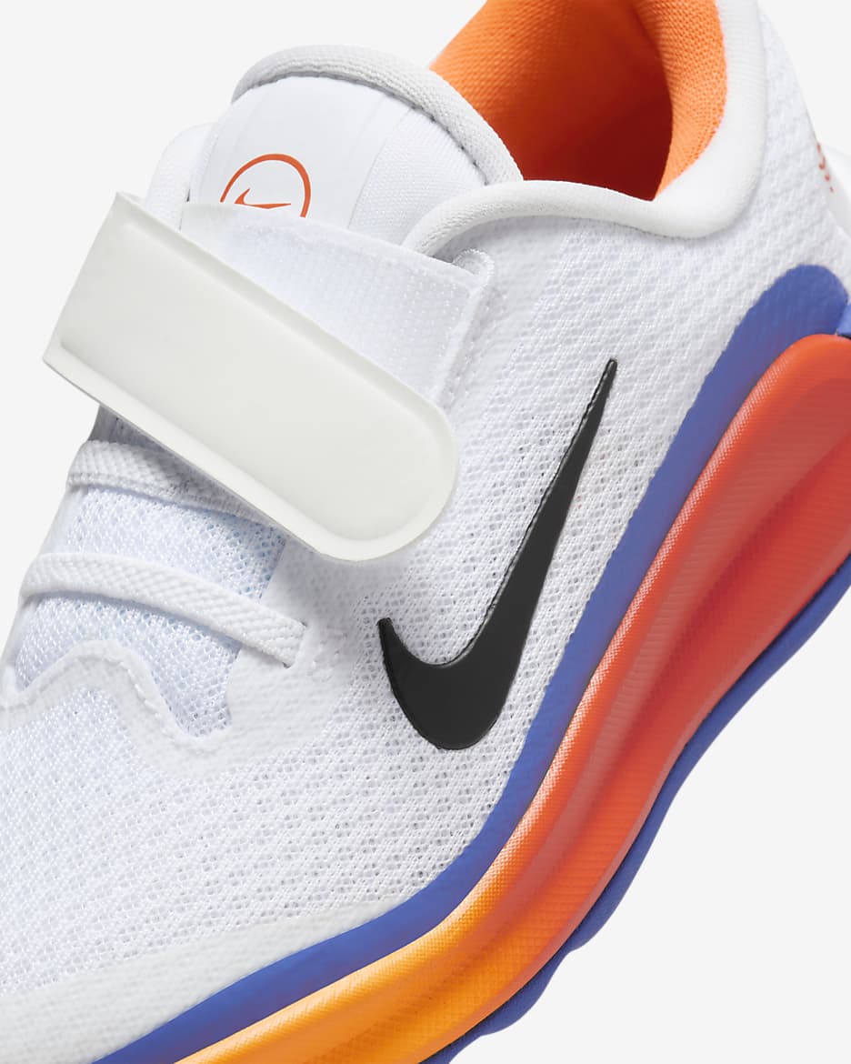 Nike Infinity Flow Little Kids' Shoes - White/Astronomy Blue/Total Orange/Black