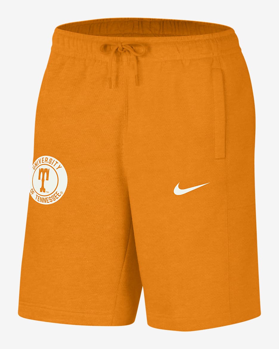 Tennessee Men's Nike College Shorts - Bright Ceramic/Summit White