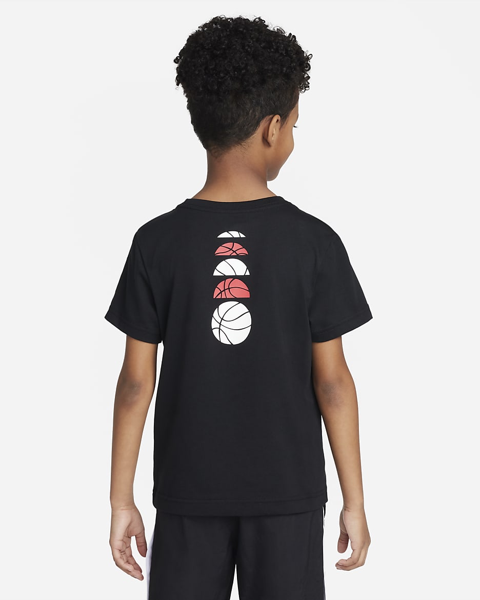 Playera para niños de preescolar Nike Elite - Negro