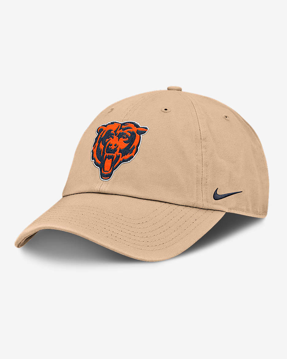 Gorra ajustable Nike de la NFL para hombre Chicago Bears Club - Desierto