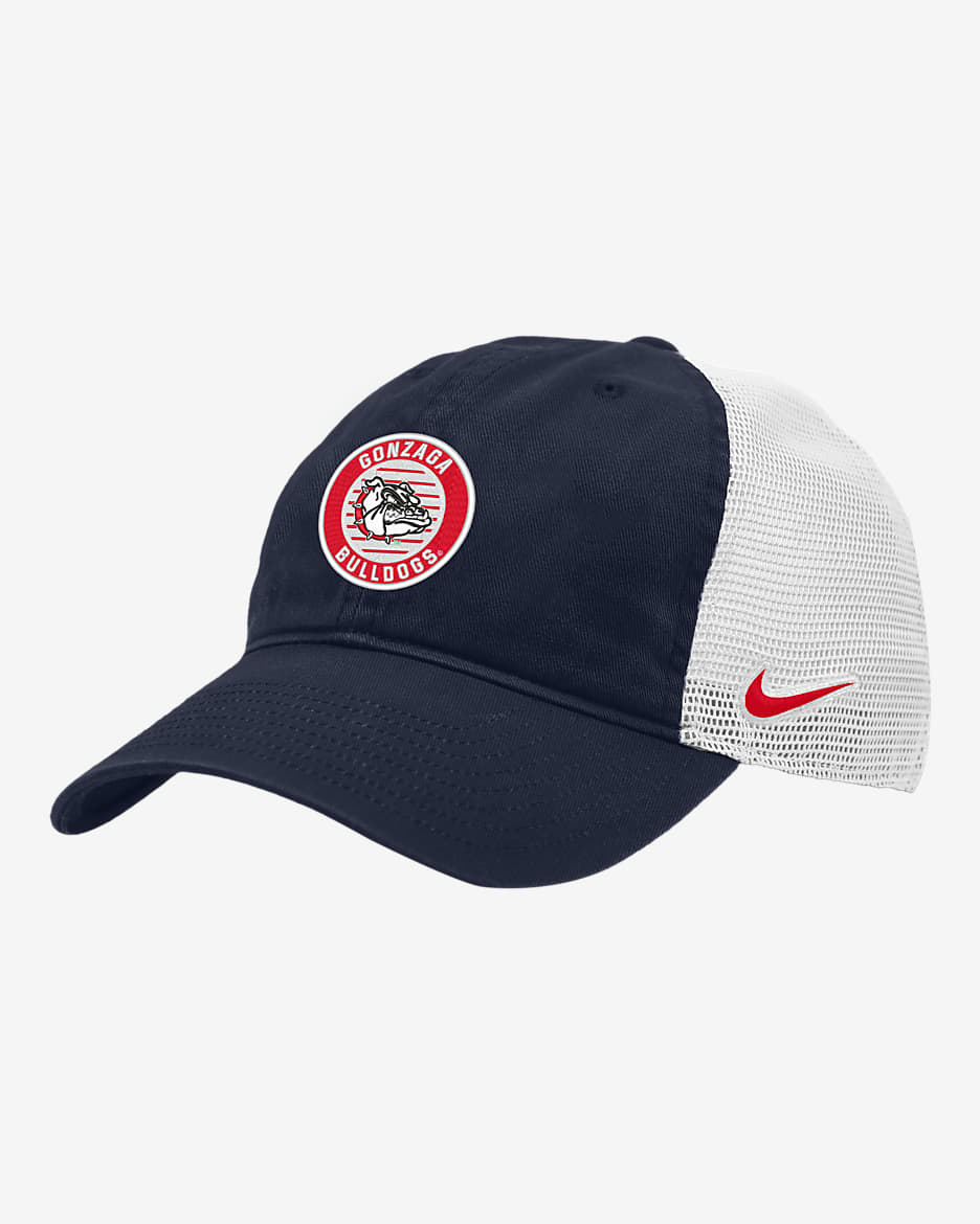 Gonzaga Heritage86 Nike College Trucker Hat - Navy