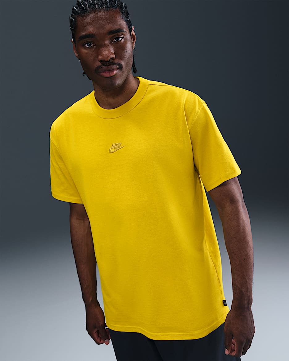 Playera para hombre Nike Sportswear Premium Essentials - Limón brillante
