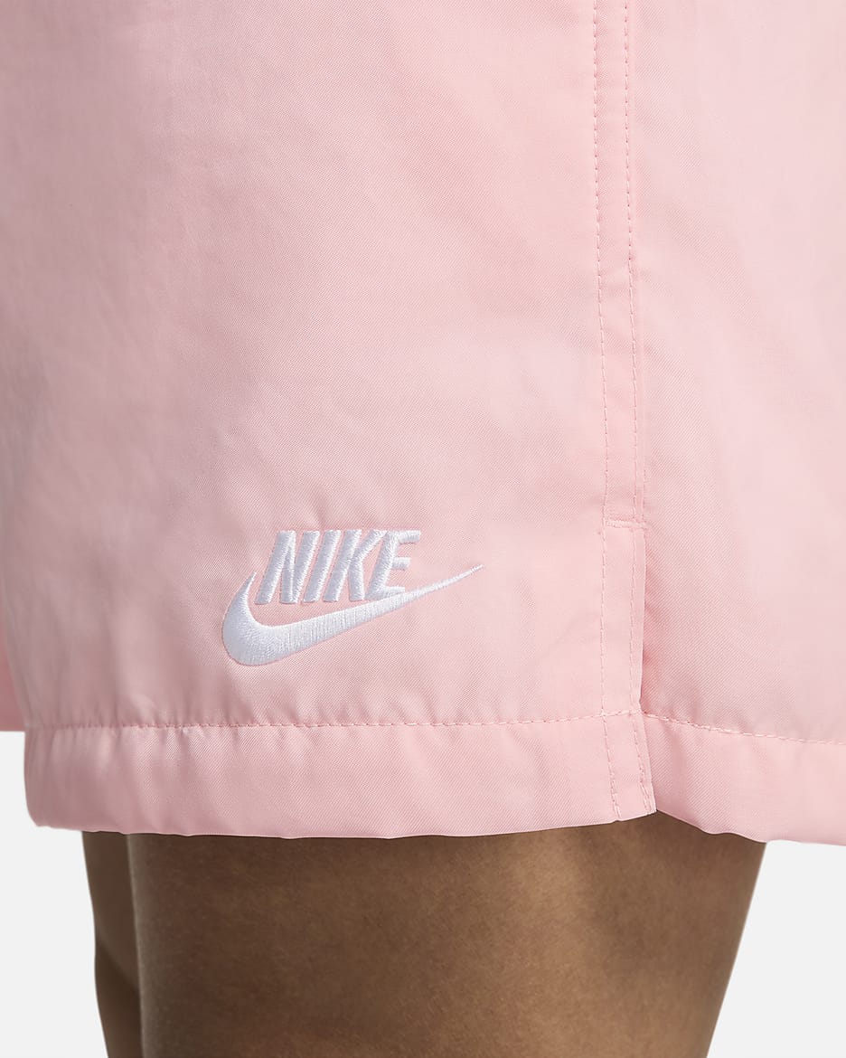 Short Flow tissé Nike Sportswear pour Homme - Pink Bloom/Blanc