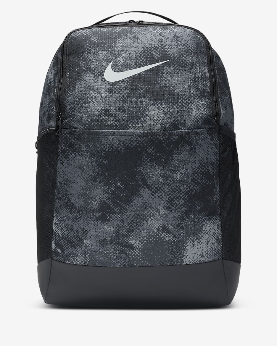 Nike Brasilia Backpack (Medium, 24L) - Iron Grey/Black/Light Smoke Grey