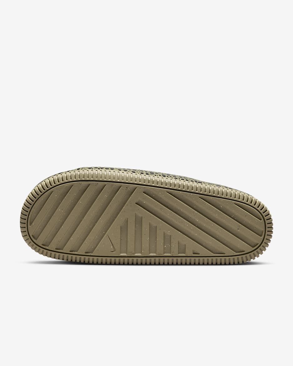 Nike Calm Damen-Slides - Neutral Olive/Schwarz