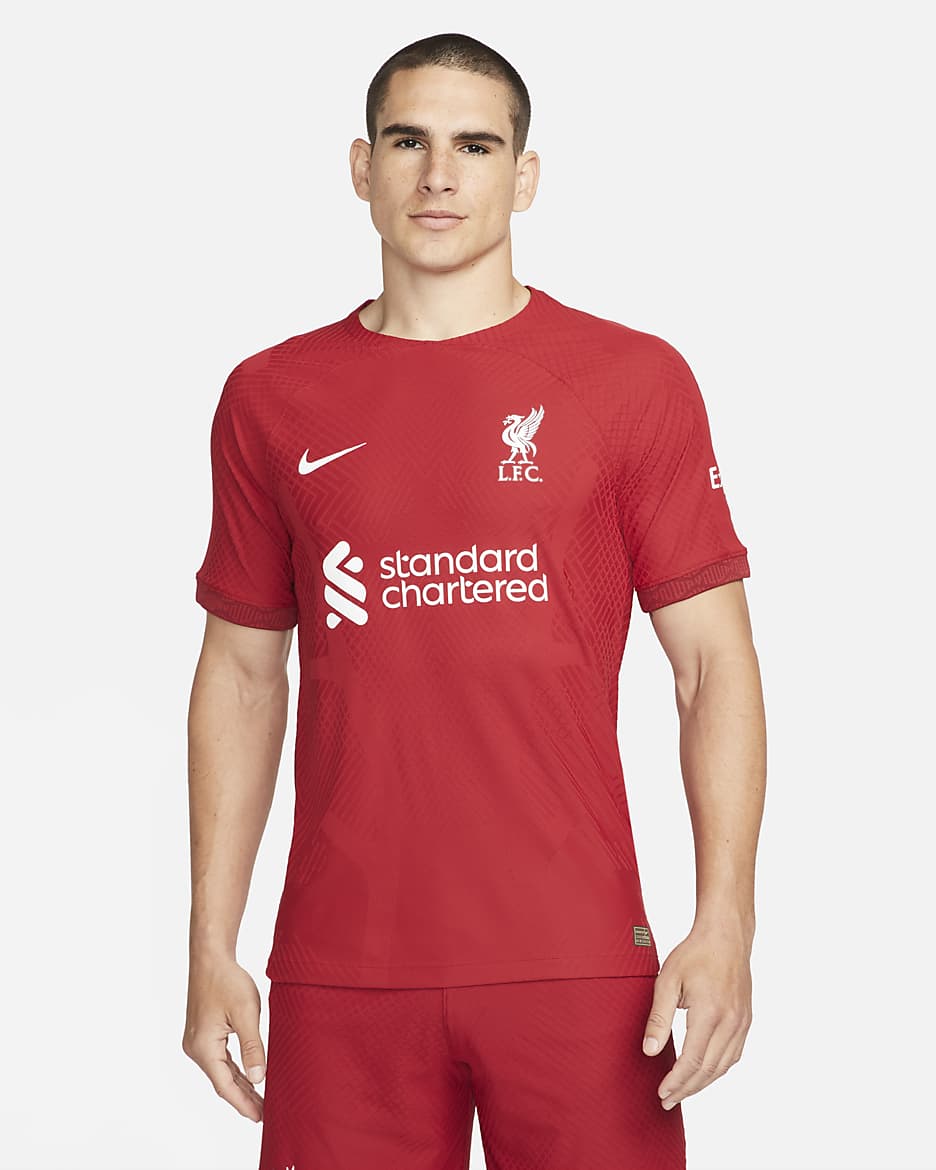 Liverpool FC 2022/23 Match Home Men's Nike Dri-FIT ADV Soccer Jersey - Tough Red/Team Red/White