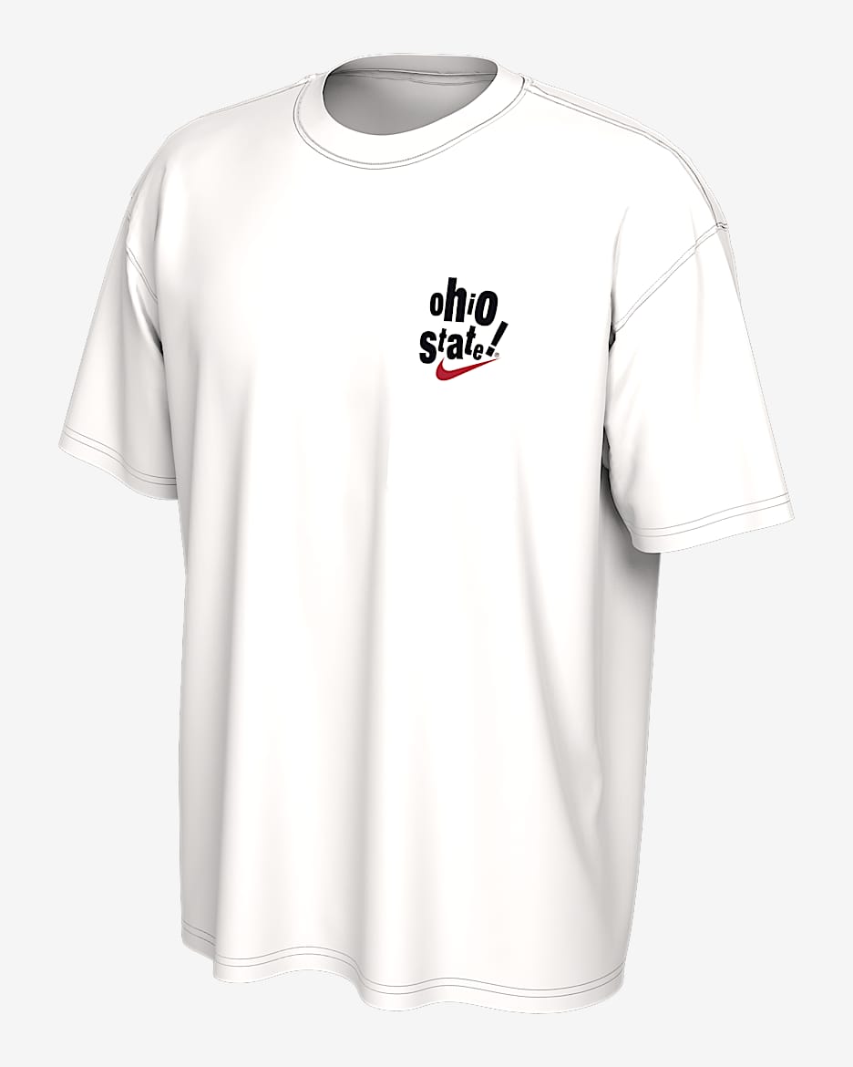 Ohio State Nike College T-Shirt - White
