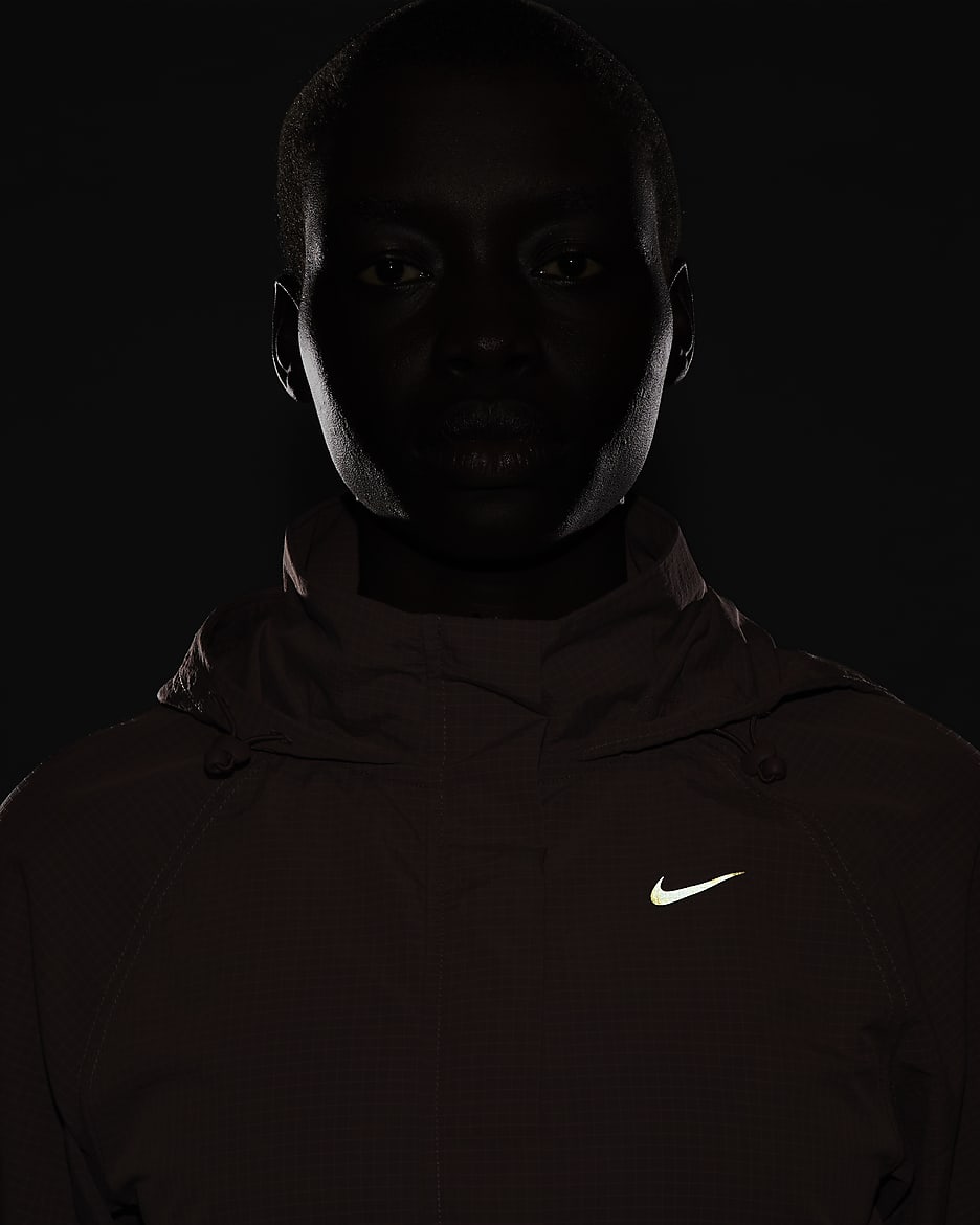 Nike Running Division Women's Repel Jacket - Smokey Mauve/Black