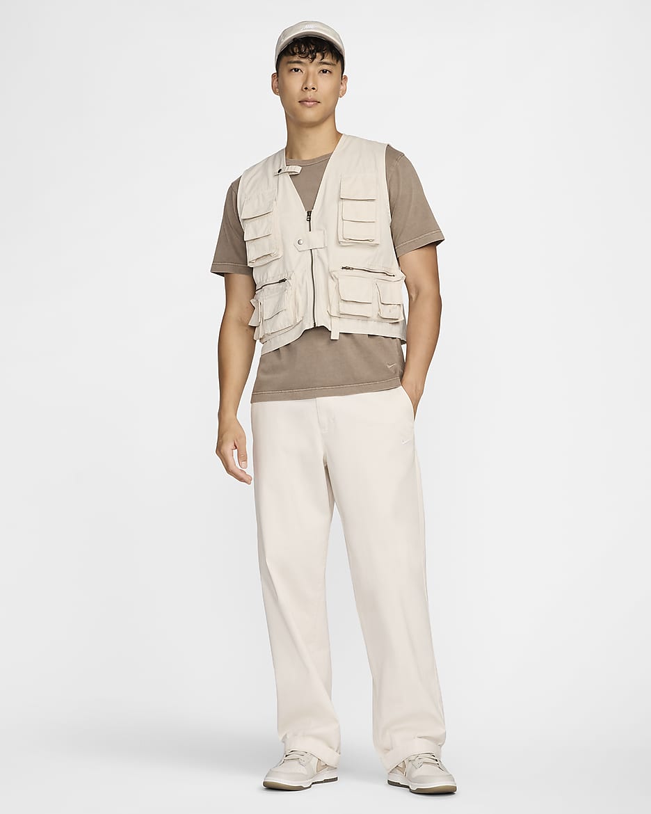 Nike Life Men's Utility Vest - Light Orewood Brown/Light Orewood Brown