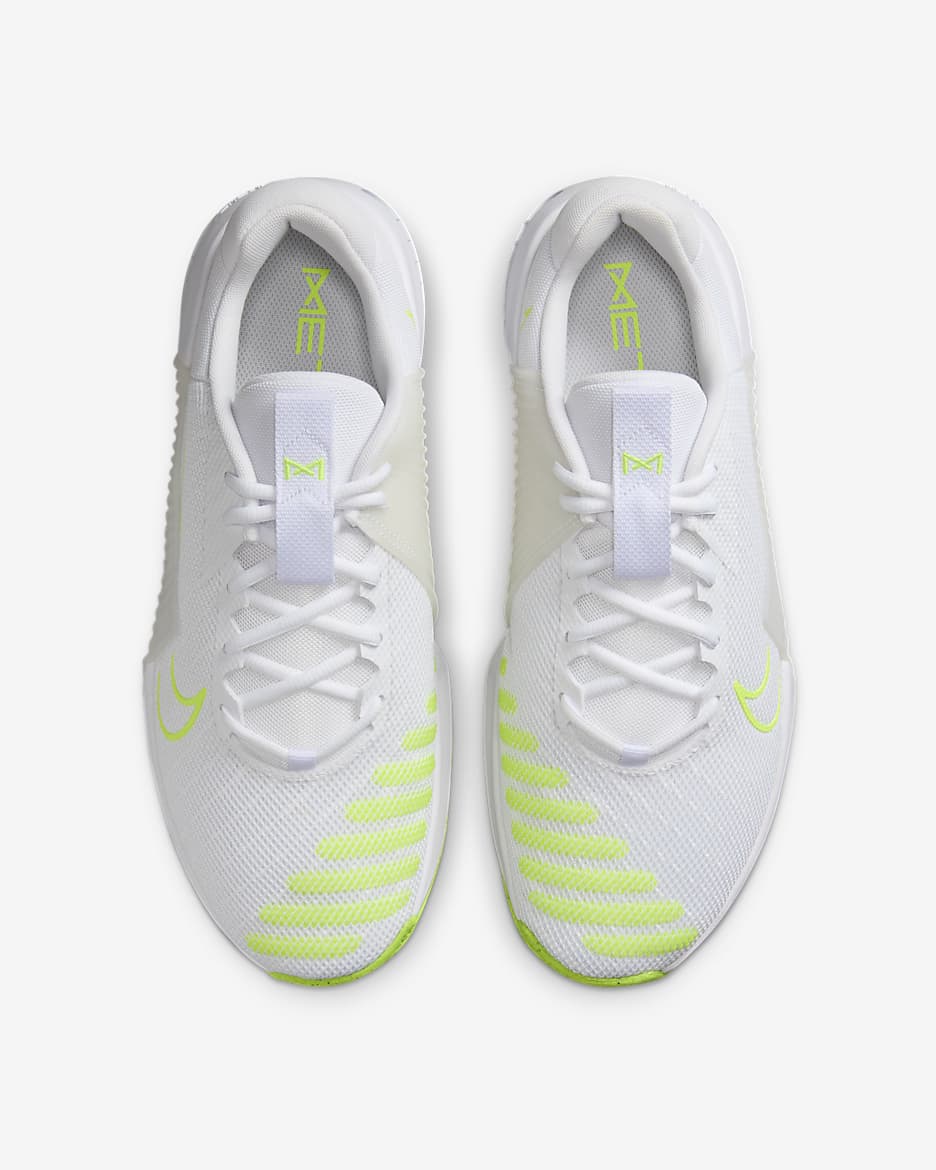 รองเท้าออกกำลังกายผู้ชาย Nike Metcon 9 - ขาว/ขาว/Volt