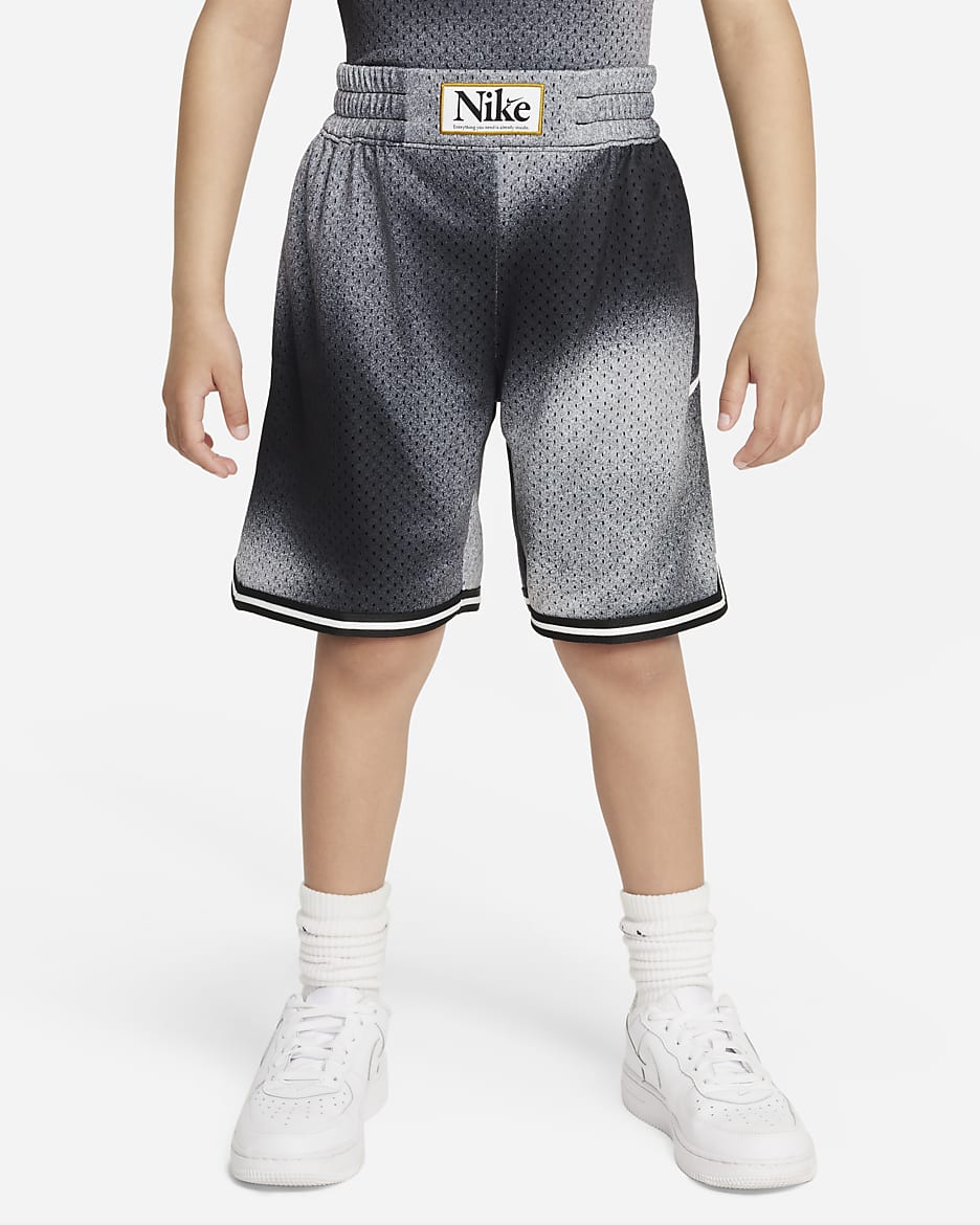 Nike Culture of Basketball Printed Shorts Little Kids Shorts - Black