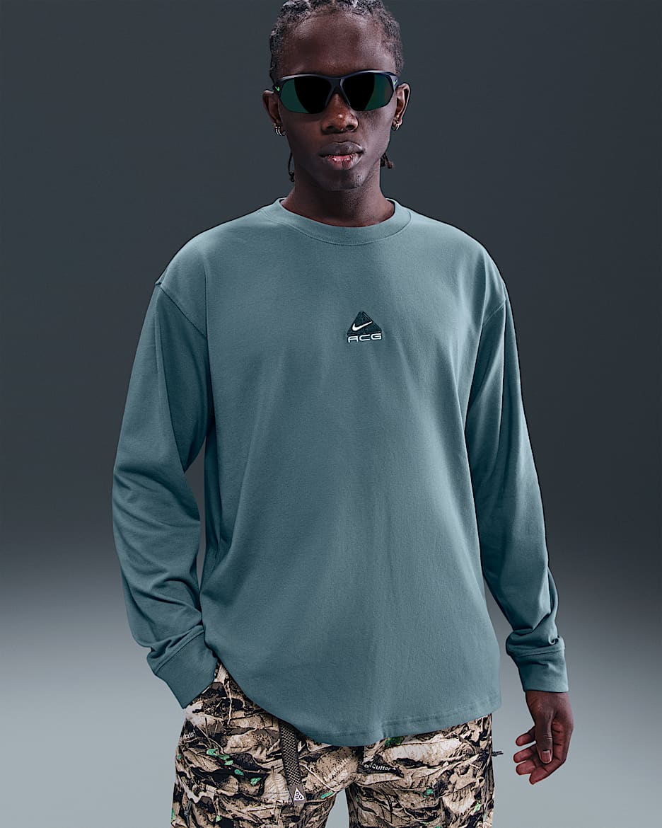 Nike ACG "Lungs" Men's Long-Sleeve T-Shirt - Smokey Blue
