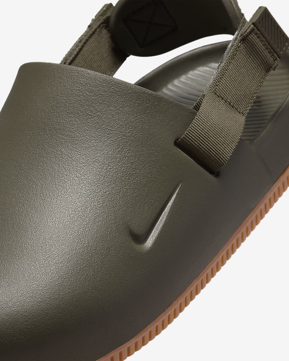 Nike Calm Men's Mules - Medium Olive/Gum Medium Brown/Medium Olive