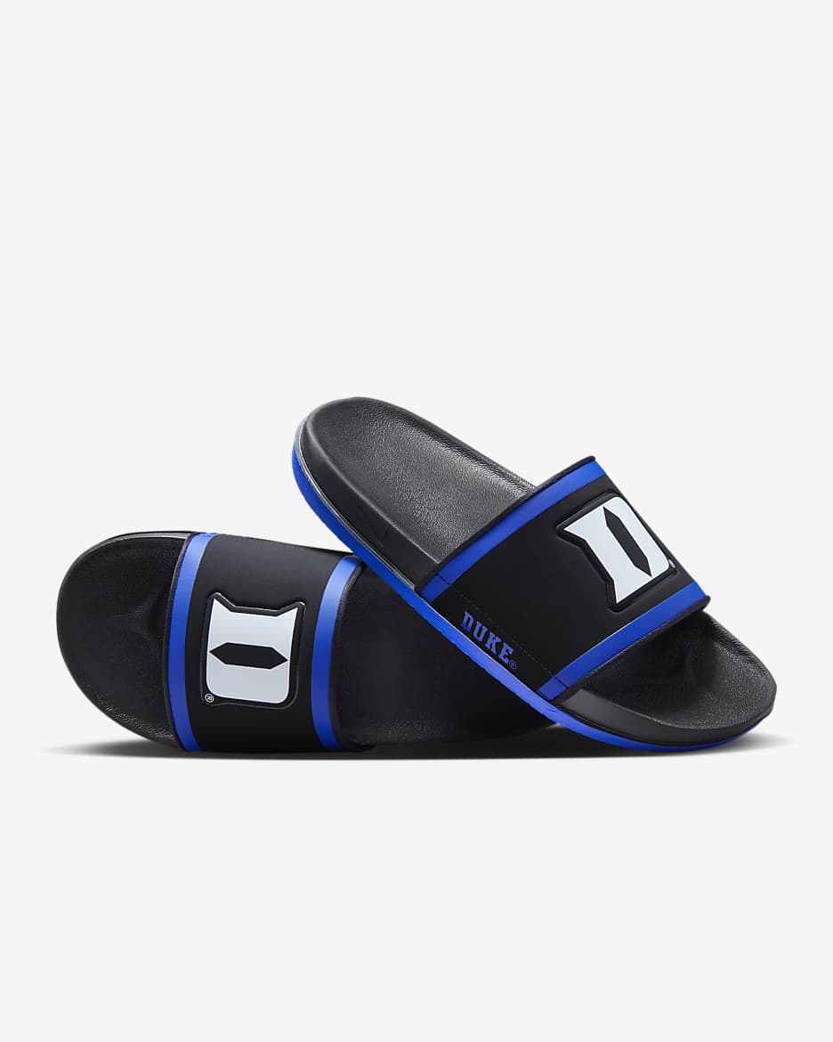 Duke Nike College Offcourt Slides - Black/Game Royal/White